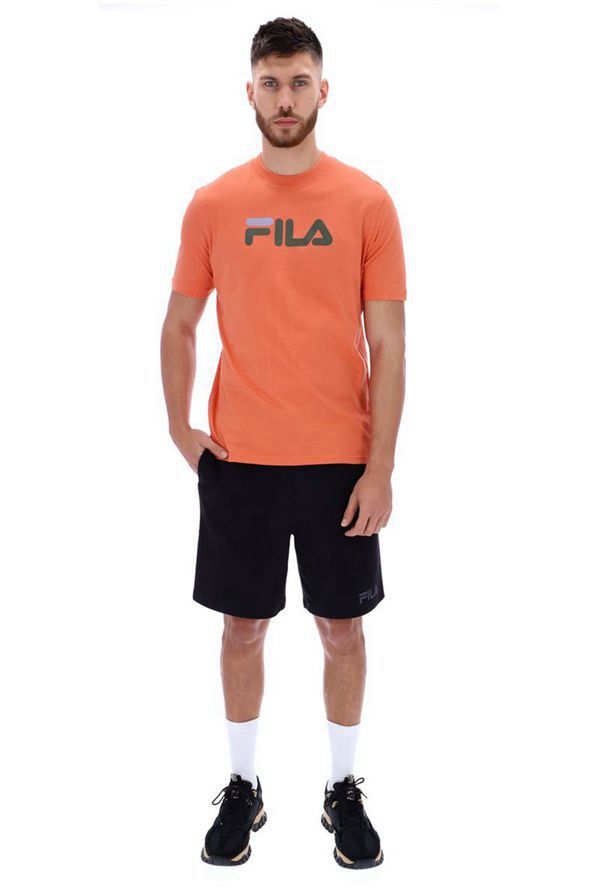 Camisetas Fila Homem Vermelhas Laranja - Fila Eagle Logo Portugal Online,TDKM-24086